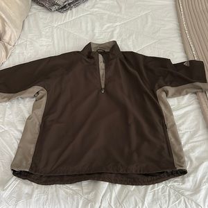ADIDAS 3/4 short sleeve zip, size XL (its a larger XL, fits like XXL)